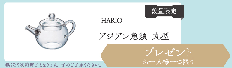 アジアン急須丸型プレゼント(お一人様ひとつ限り) 数量限定 なくなり次第終了となります。予めご了承ください。